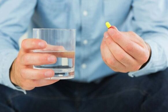 taking pills for arterial hypertension